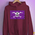 Lesbian Labrys Pride Pirate Flag Hoodie - Maroon